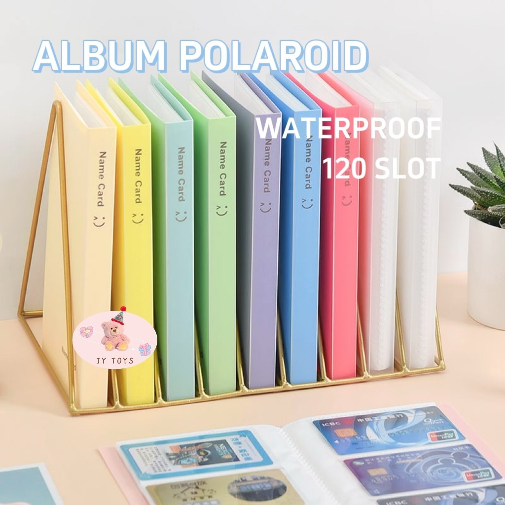 

Album Foto K-Pop Album Foto Polaroid Buku Album 120 Slot Waterproof
