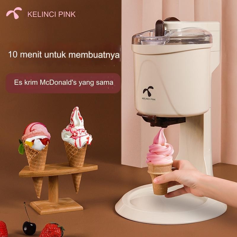 Mesin Es Krim Rumah Tangga/Mini Kecil Otomatis Kerucut Mesin Es Krim Buatan Rumah Tangga Mesin Es Kr