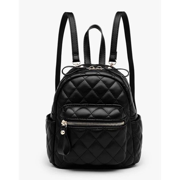 Tas Ransel Wanita Korean Style Backpack Square Bag Fashion Premium Import Terbaru DickyShop