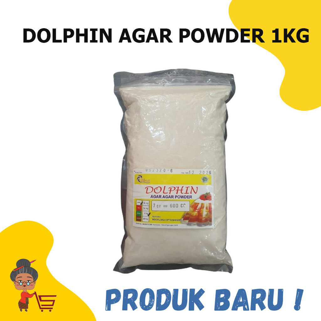 

ETHOZ AGAR AGAR DOLPHIN 1kg / AGAR AGAR / AGAR AGAR DOLPHIN 1kg