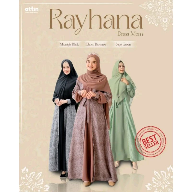 RAYHANA Dress by Attin Gamis terbaru