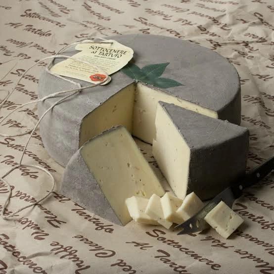 

Truffle cheese Sottocenere - Italian Cheese