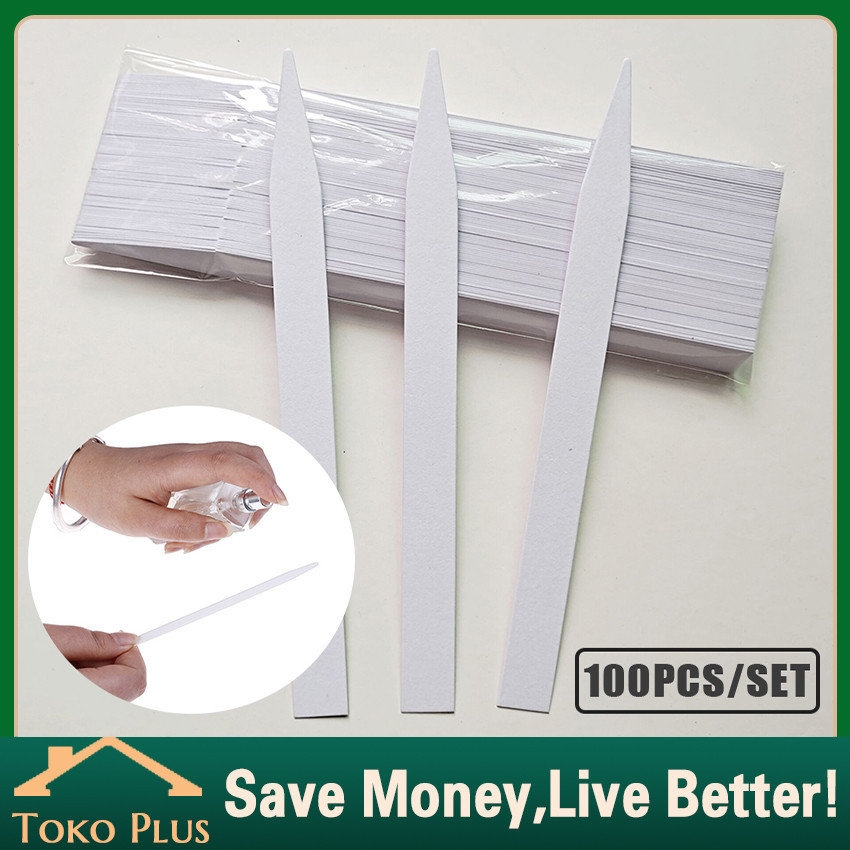 

( 100 Lembar ) Lurus Kertas Parfum Paper Strip Fragrance Test Uji Wangi / Kertas Test tester parfum / Smelling Strip Paper Tes Parfum Wangi Sampel