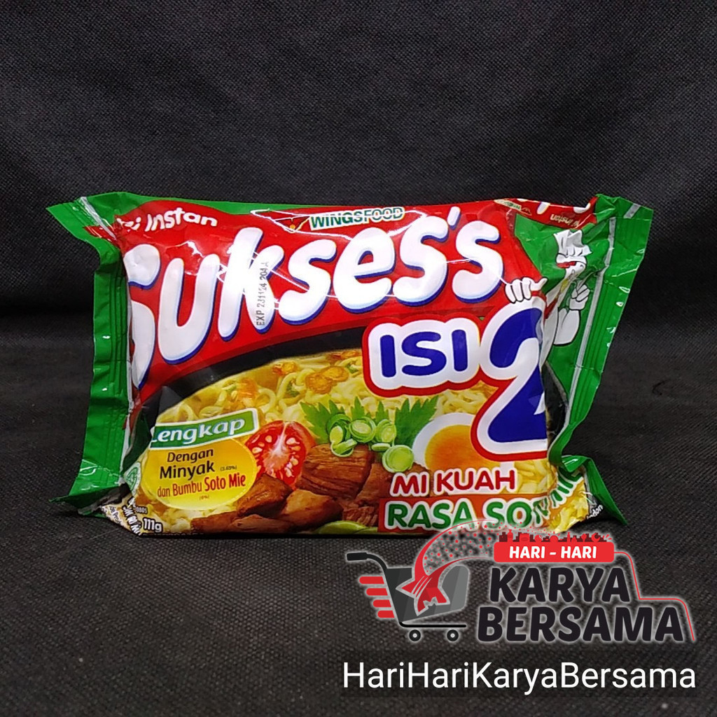 

SUKSES'S MIE INSTAN ISI 2 RASA SOTO MIE 111GR