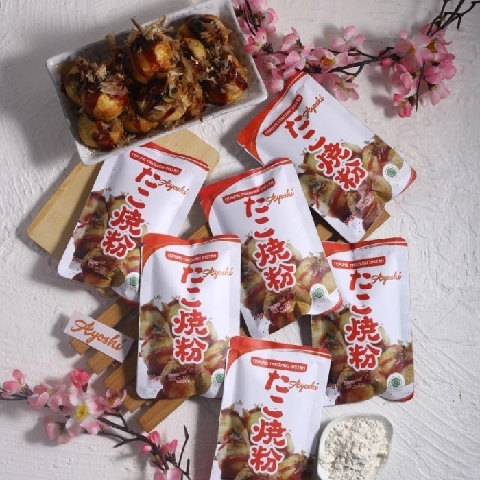 

[Premium] Tepung Takoyaki Instan 500gr Ayoshi Halal