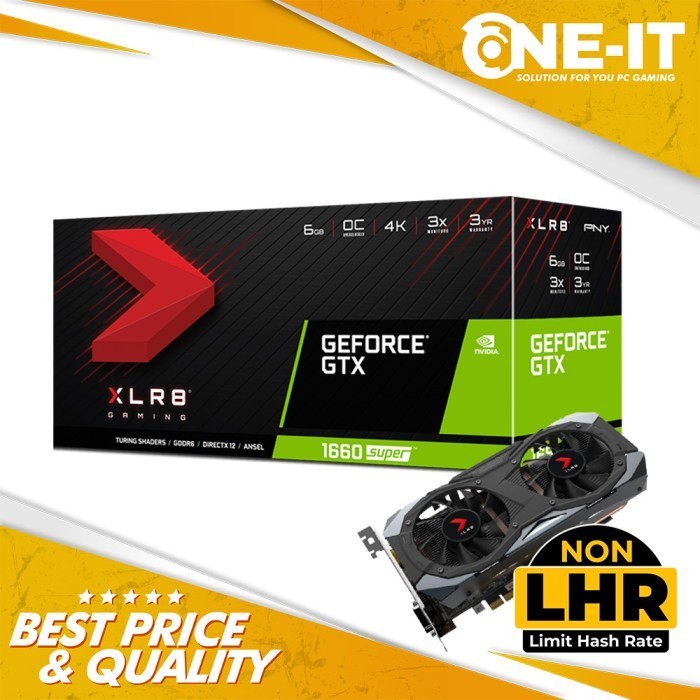 VGA PNY GeForce GTX 1660 SUPER XLR8 OC 6GB