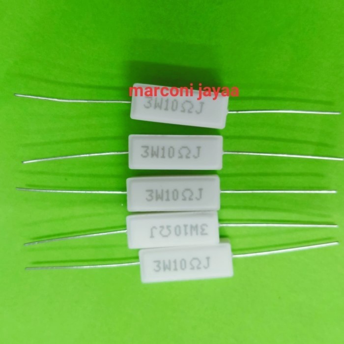resistor 10ohm 3watt keramik -MU14
