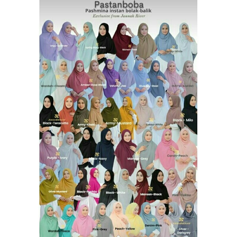 Terlaris ~Phasmina Instan Bolak Balik Premium by Jannah River Luxe || Pastanboba Jannah River #phasm