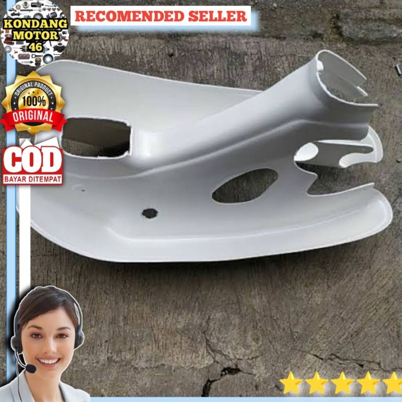 Sayap Depan Sayapan legshield depan Honda c70 putih bagus tebal