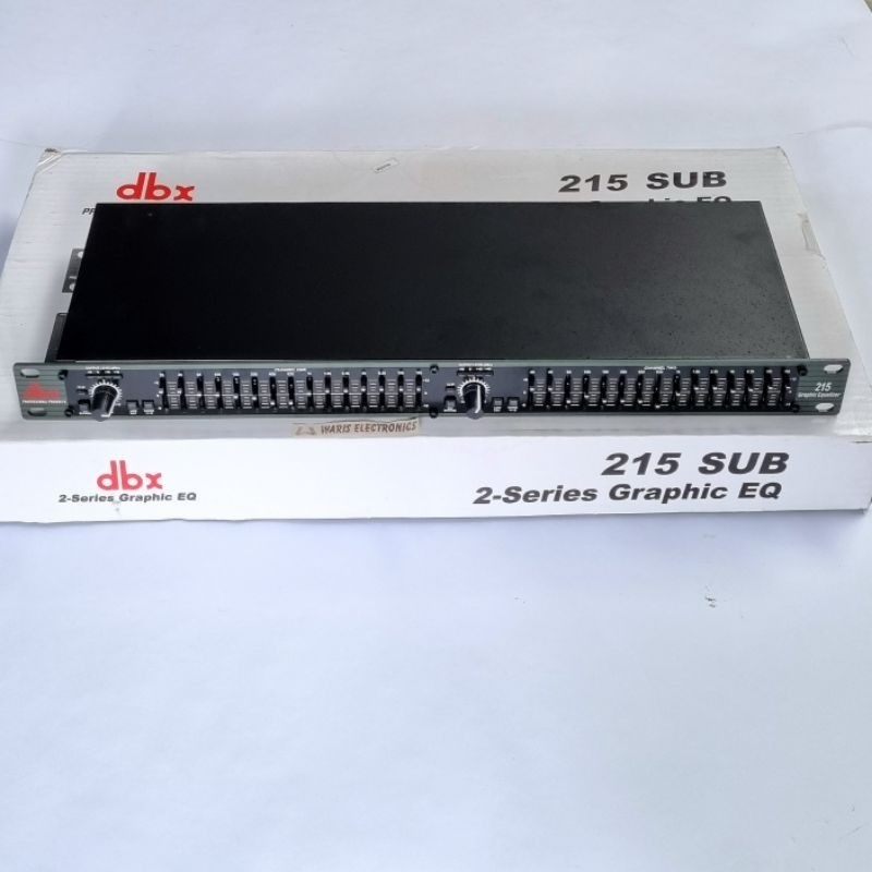 Equaliser DBX 215 Sub 2 Series Graphic EQ