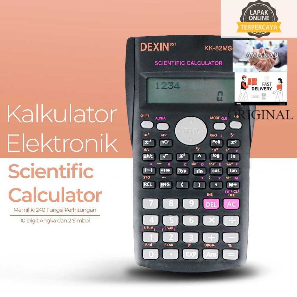 

DEXIN Kalkulator Elektronik Scientific Calculator - KK-82MS-B