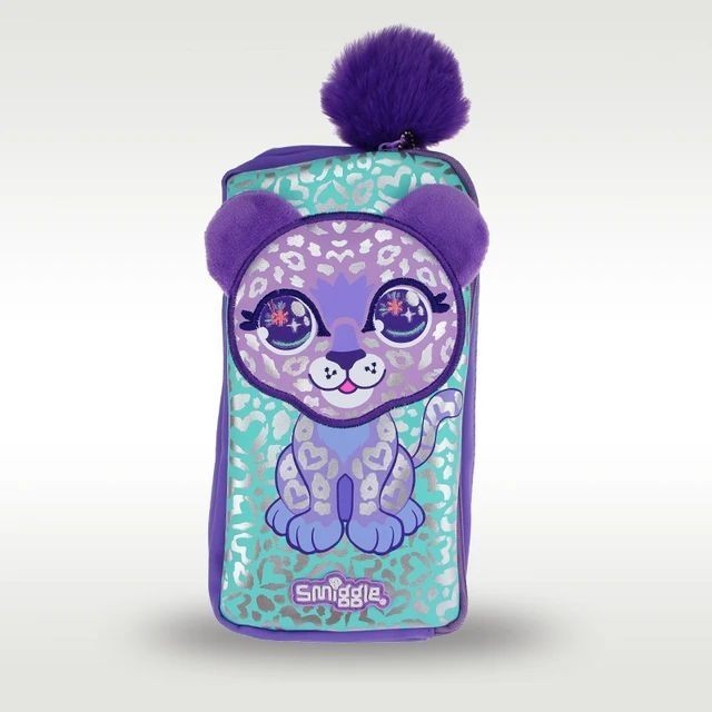 

Thosti Tempat Pensil Smiggle Pocket Leopard Shark Rainbow Seahorse Game Dino - leopard