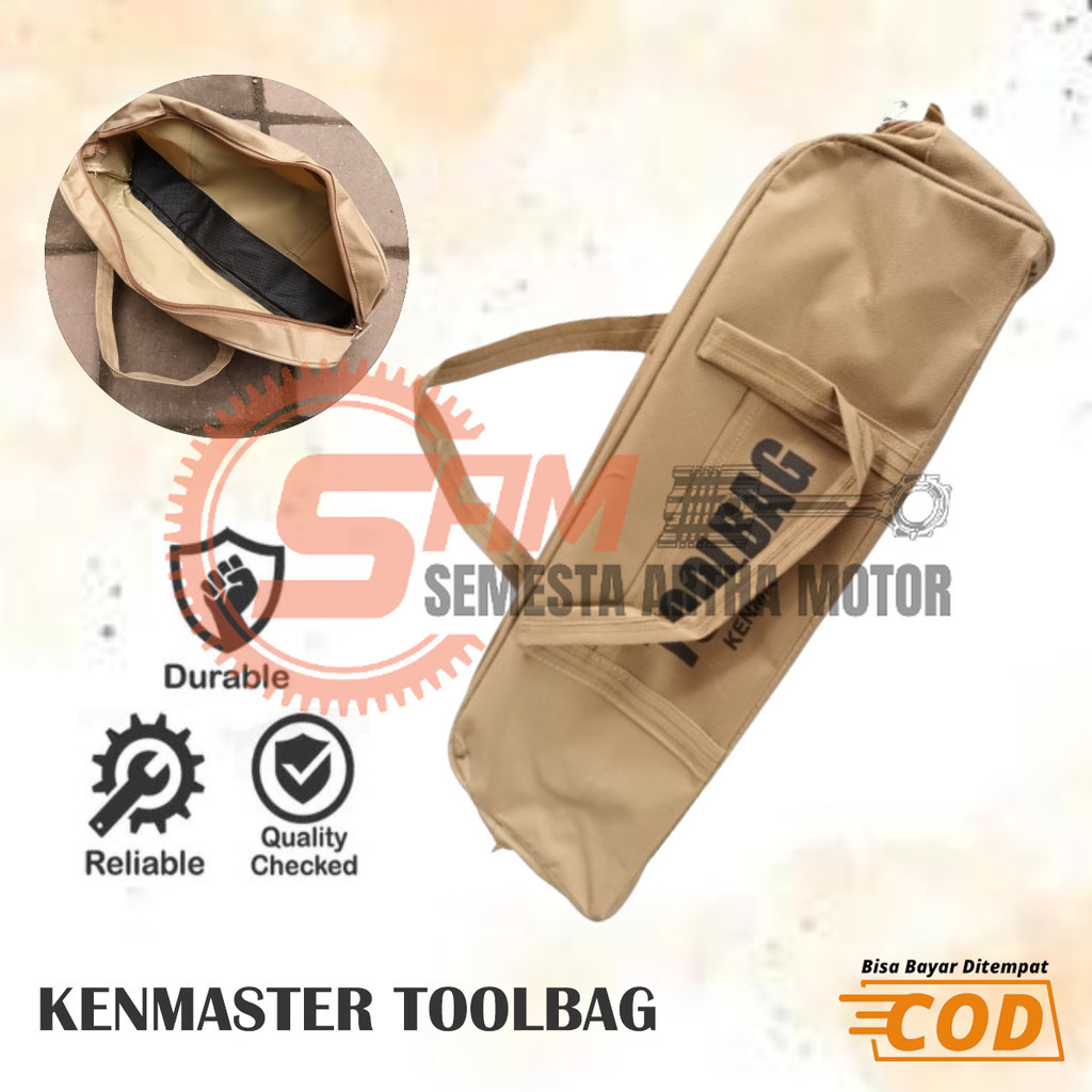 Tool Bag Tas Perkakas ToolBag Tukang Alat Montir Kunci Mekanik Motor Mobil Tools Bag