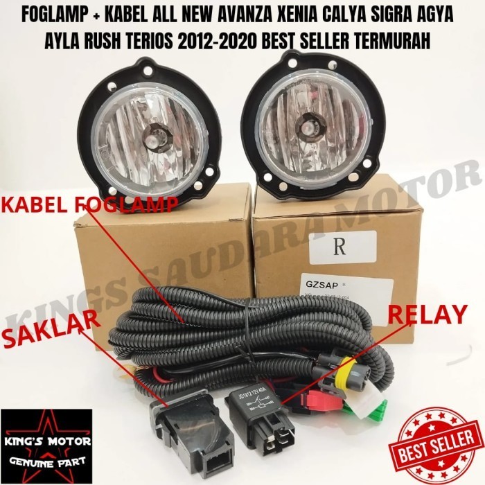 Foglamp Avanza Rush Original - Kiri, Foglamp