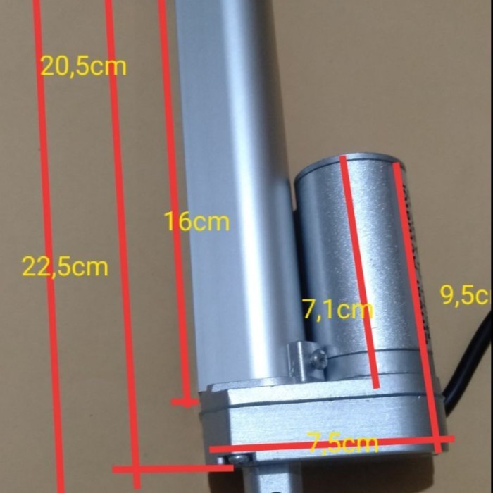 DC99 Motor Linear Actuator 100mm 1000N 100kg 24VDC 24V DC Aktuator