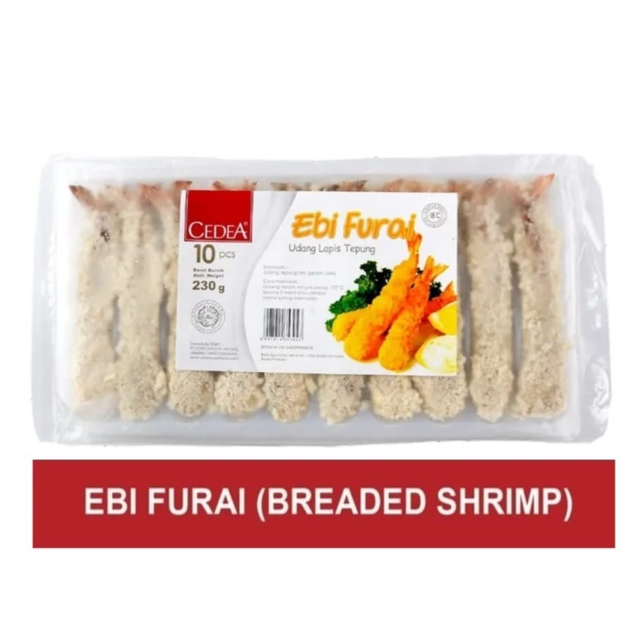 

Cedea Ebi Furai Udang Goreng Isi 10pcs / 230gram