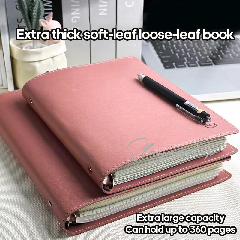 

240 Halaman Buku Catatan Kerja Cover Kulit Sintetis Premium Magnet Kertas A5 Notebooks Magnetic