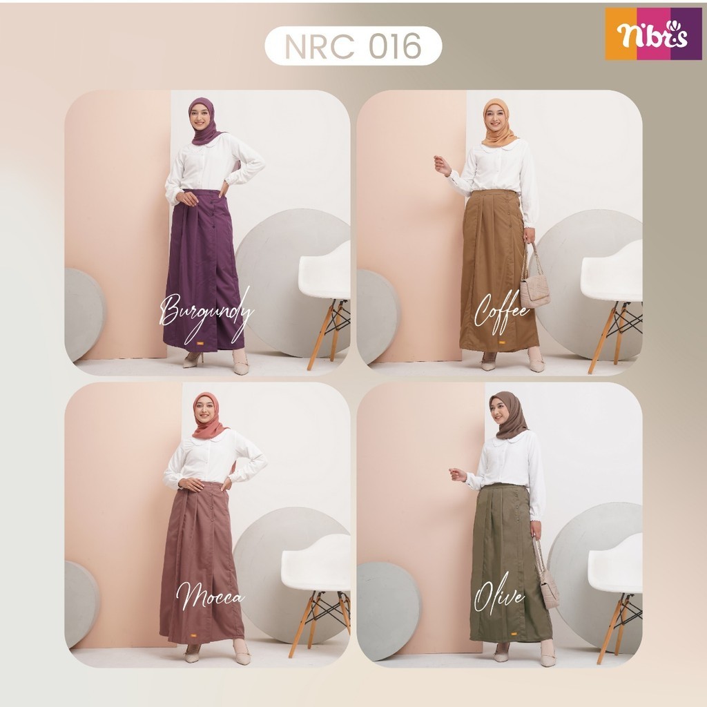 NRC 016 | Rok Promo | Rok Celana Promo | Rok Celana Polos | Rok Celana Kekinian |Rok Nibras | Rok Po