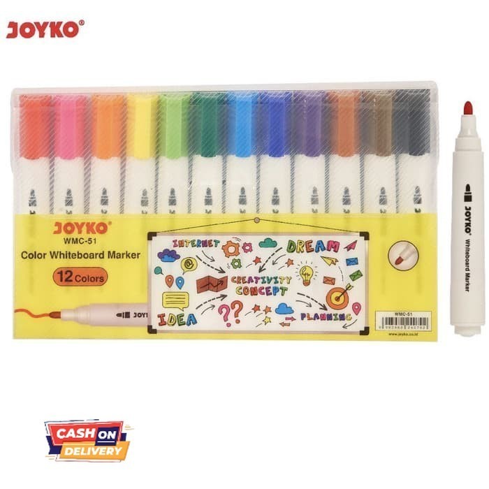 

✨LARIS✨ -Color Whiteboard Marker WMC-51 Joyko