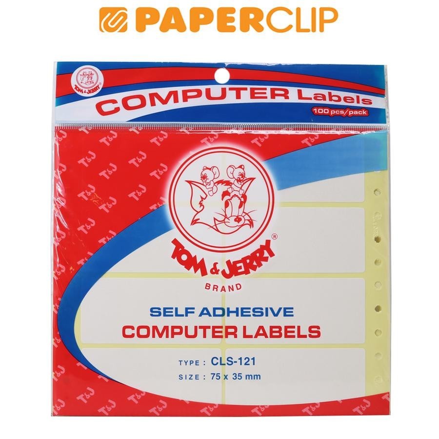 

LABEL COMPUTER TOM & JERRY CLS-121