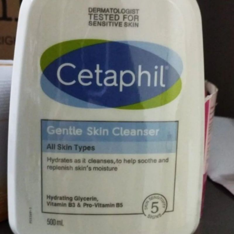 preloved Cetaphil gentle skin cleanser 500ml