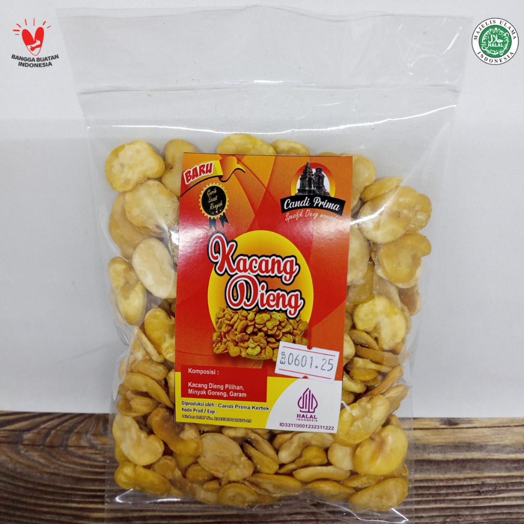 

RB Kacang Koro Kupas Dieng Gurih Asin Merk Candi Prima