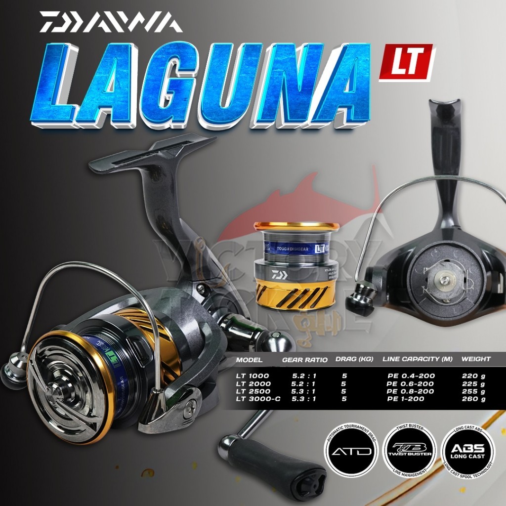 REEL DAIWA LAGUNA 2020 LT 1000 2000 2500 3000 GULUNGAN PANCING