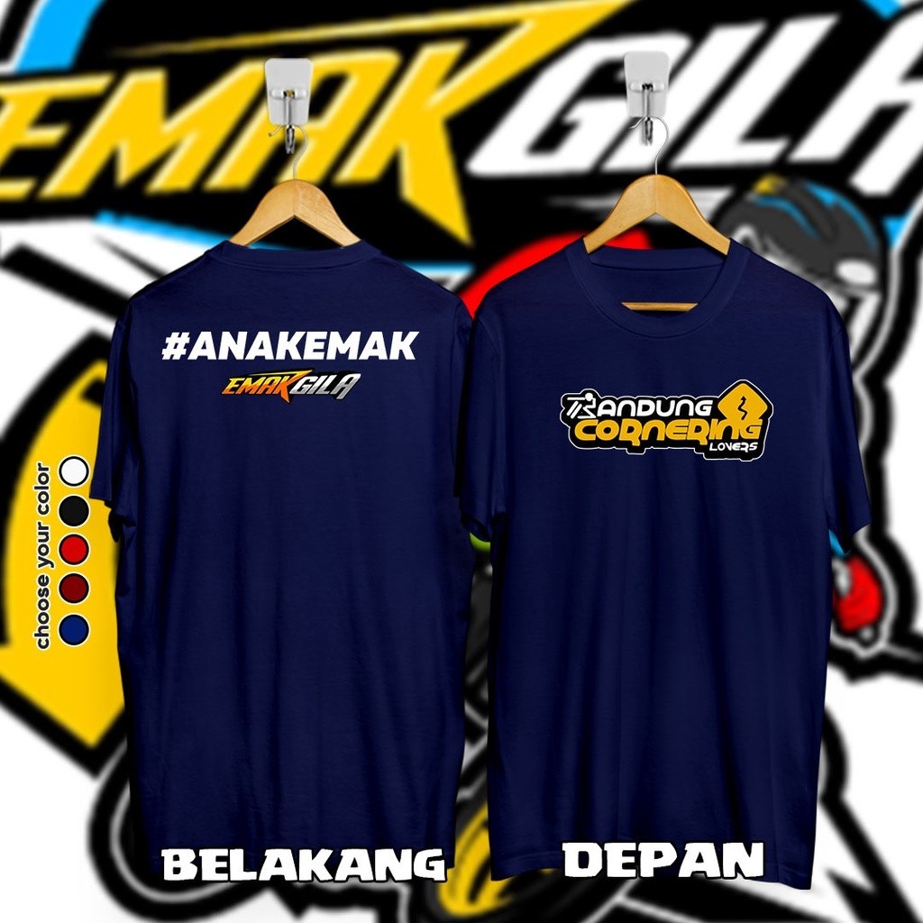 BAJU EMAK GILA BANDUNG CORNERING LOVERS / BANDUNG FULL SENYUM TERBARU / KAOS CORNERING EMAK GILA VS 