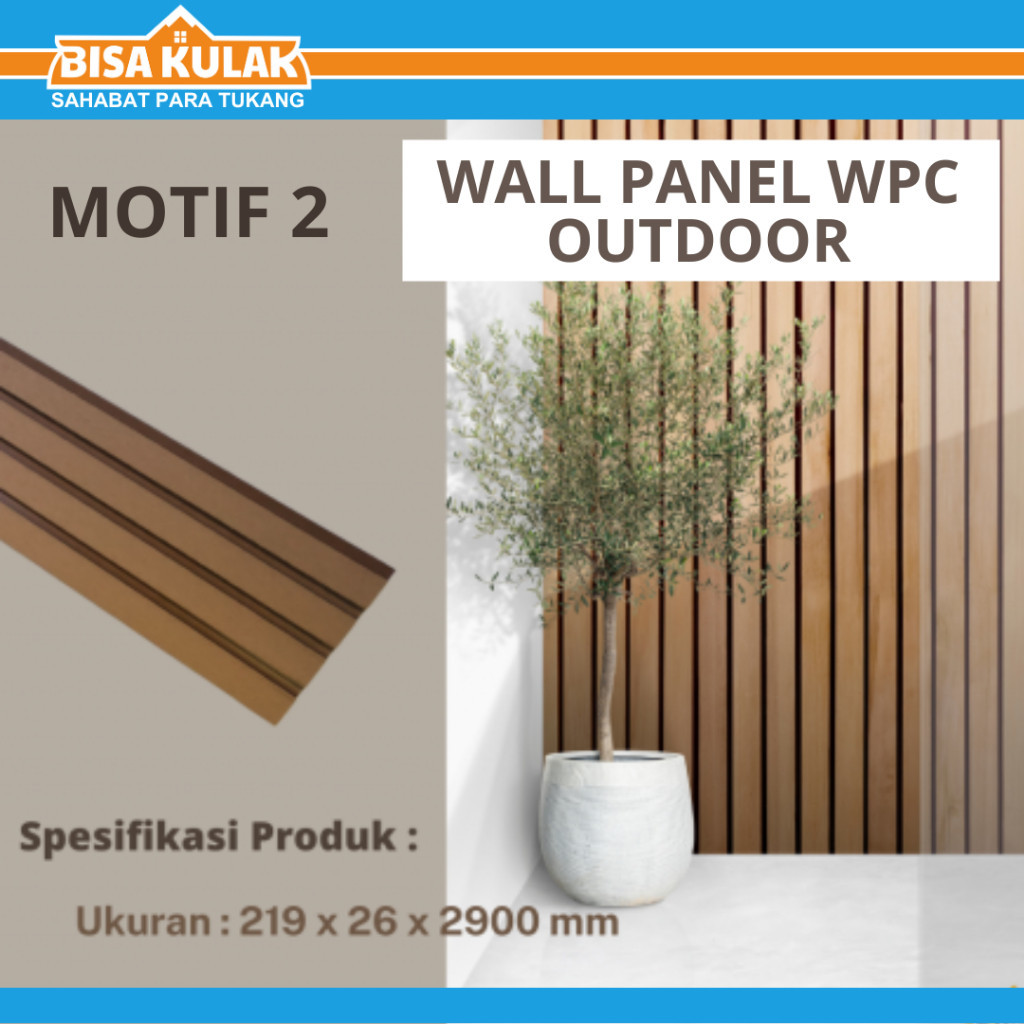 WPC PANEL DINDING OUTDOOR / WPC CLADDING OUTDOOR