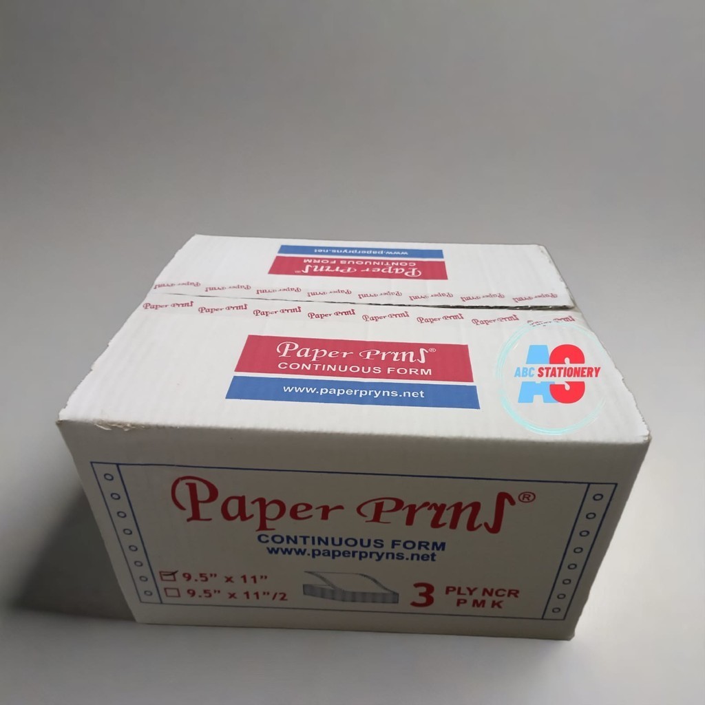 

CONTINUOUS FORM 9.5 X 11" 3 PLY PAPERPRINT
