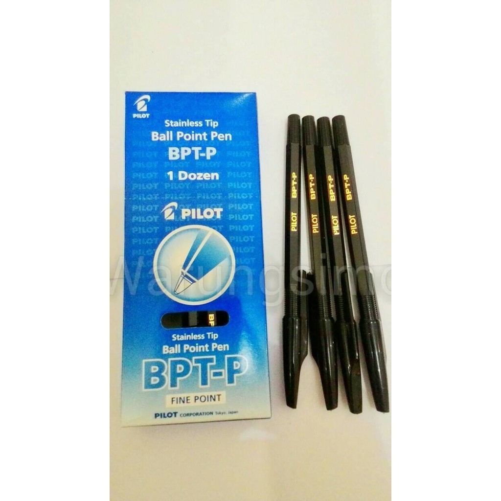 

Pulpen Pilot 1 pack isi 12 Warna Hitam
