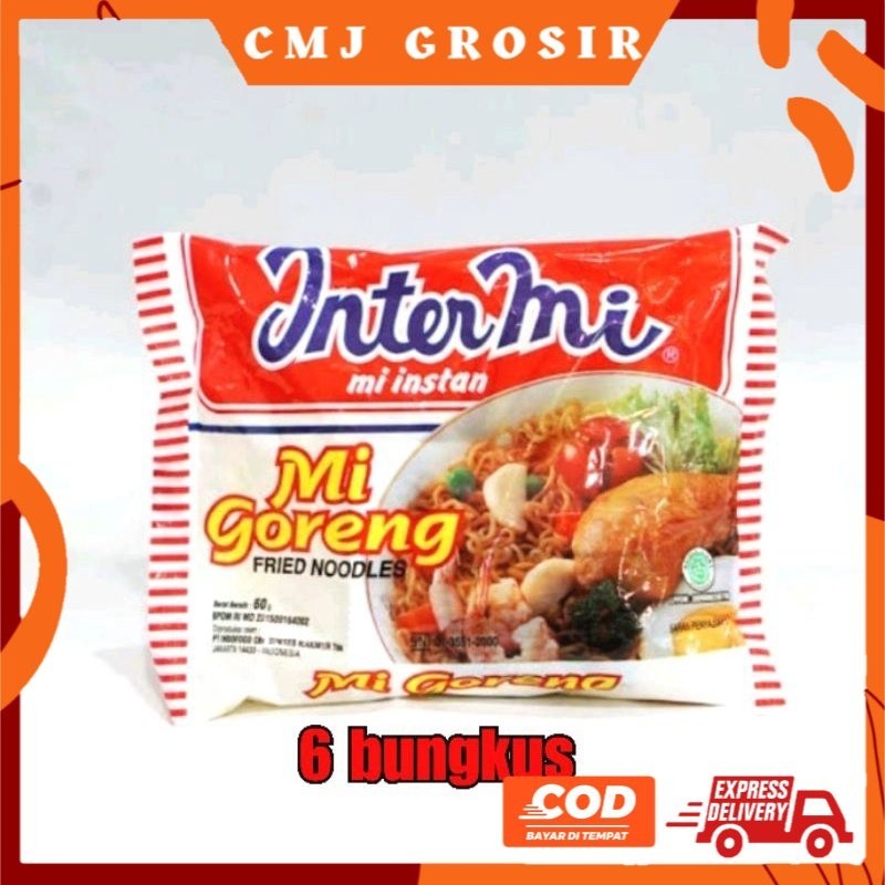 

GROSIR INTERMIE GORENG BY INDOFOOD (6PCS) INTERMI MIE GORENG