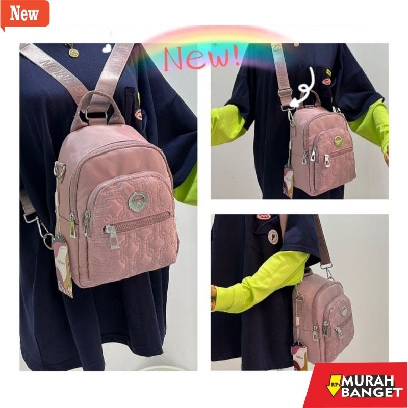 tas ransel wanita shopee TAS RANSEL SIGHMON 3IN1//MULTIFUNGSI.IMPORT.ORIGINAL