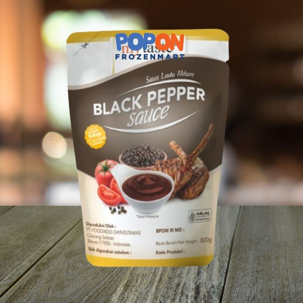 

MyTaste Saus Blackpepper 500 Gram