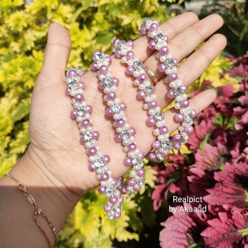 Payet rangkai mutiara instan baju kode E (katalog 1)