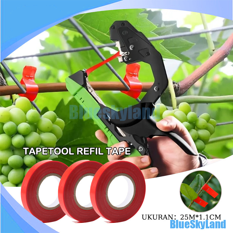 5PCS Pita Isi Ulang / Tape Refill Pita / Pita Tapetool / Pita Isi Ulang Tapetool Pengikat Tanaman / 
