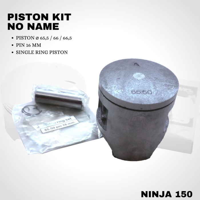 Seher Piston Ninja 2T 150 single ring  66 pin 16
