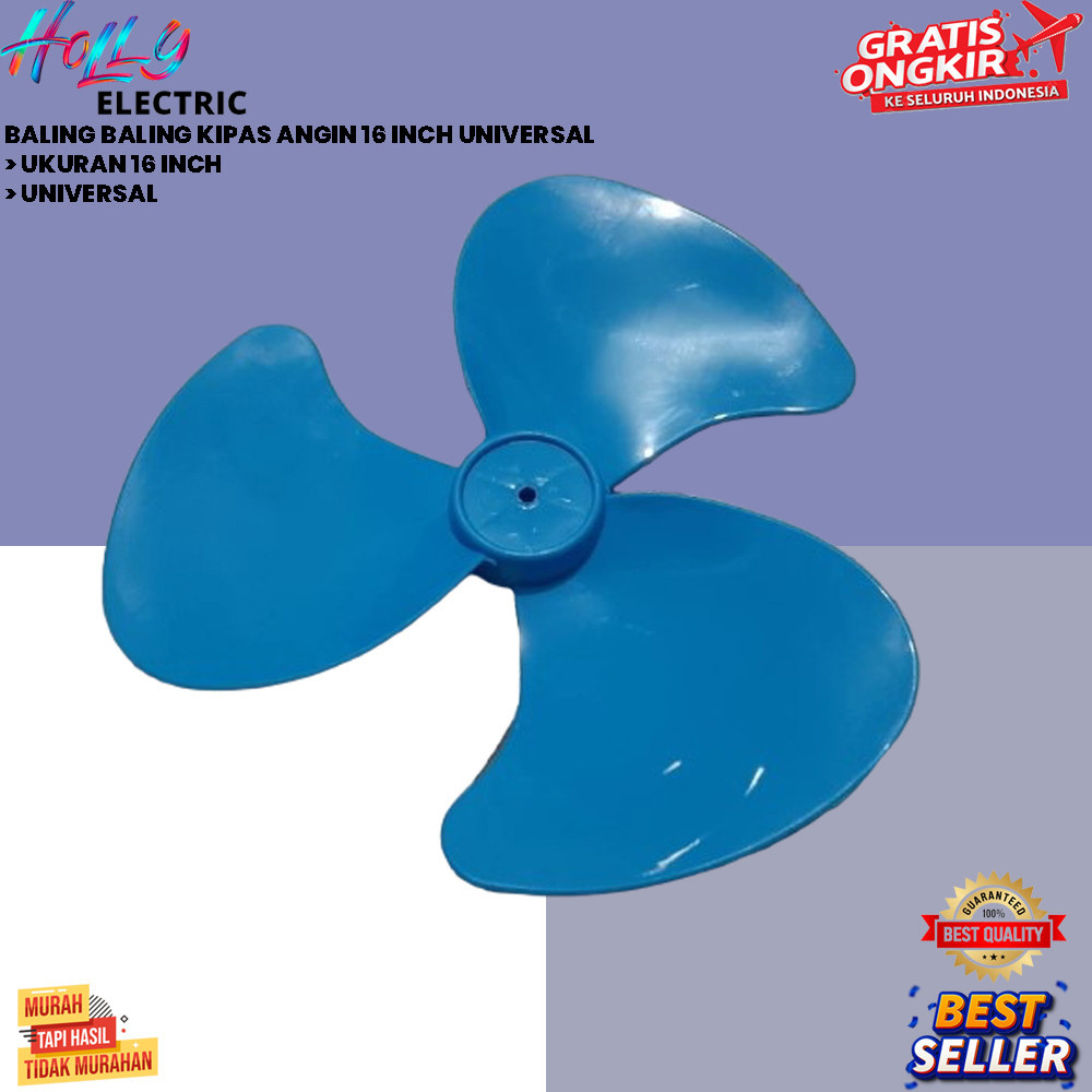 BALING BALING KIPAS ANGIN 16 INCH UNIVERSAL {HOLLY}