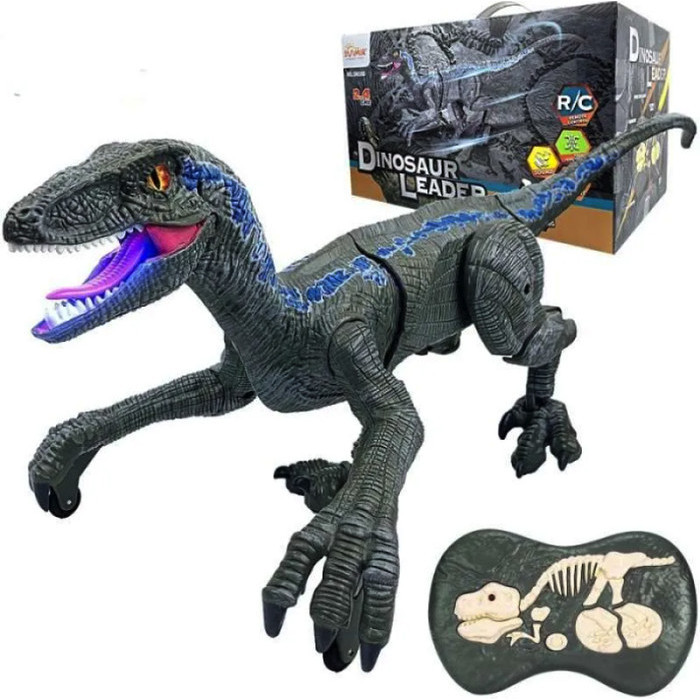 Mainan Anak Remote Control Robot Dinosaurus Leader Dino Walk RC Besar x1