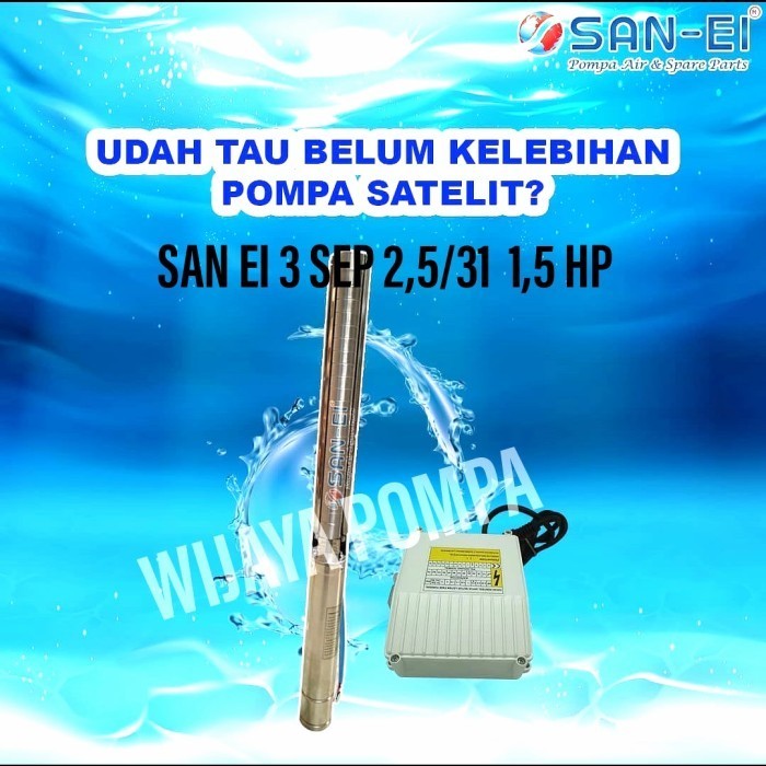 POMPA SUBMERSIBLE SAN EI 1,5 HP 3 SEP 2,5/31