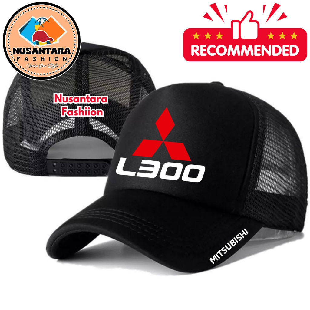 Nusantara Fashiion Topi Trucker L300 - Topi Distro L300 Logo - Topi MITSUBISHI L300 Premium - Topi P