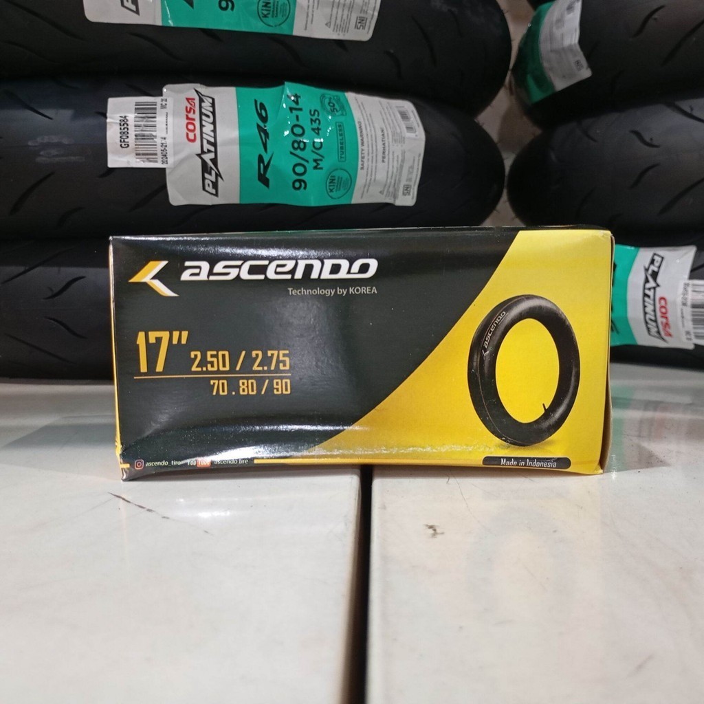 Ban Dalam ASCENDO 250/275-17 Tire Tube Motor Bebek Univers