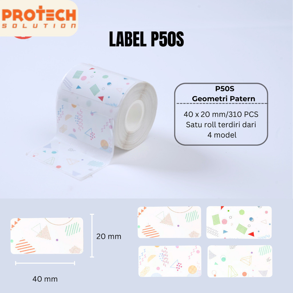 

Sticker Label Thermal Marklife Printer P50S GAMBAR COLOURFUL HQ