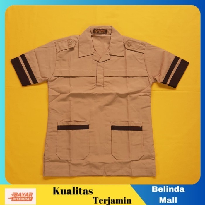 

⭐COD⭐ DISKON Seragam Sekolah Pramuka Siaga Lengan Pendek Merek Seragam Ukuran 8