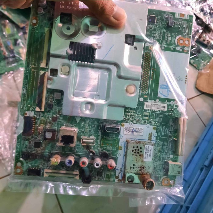 MB mainboard motherboard mesin tv LED LG 49UJ632 T - 49UJ632T Soket lebar
