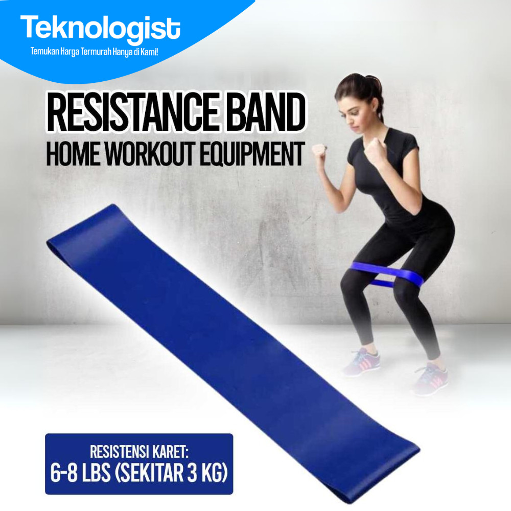 Karet Olahraga Resistance Band Alat Fitness Gym Home Workout