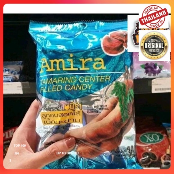 

HALAL amira tamarind candy 300gr(100 pics)