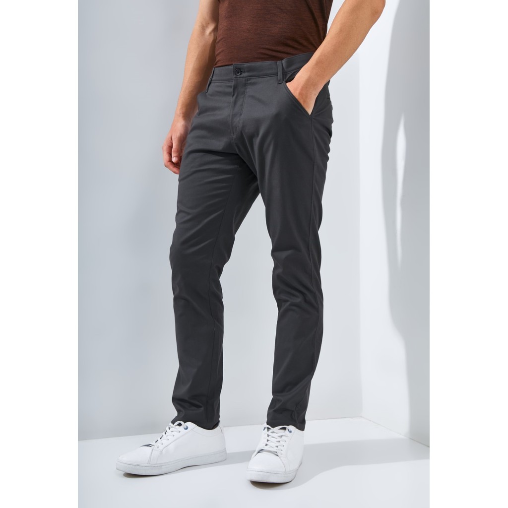 Jack Nicklaus Cougar Celana Panjang Pria Slim Fit Charcoal