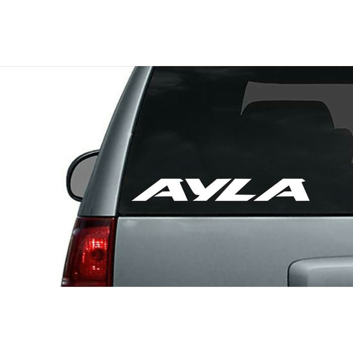 Stiker Mobil Daihatsu Ayla - Car Decal Sticker Lucu unik keren Jagonya Stiker