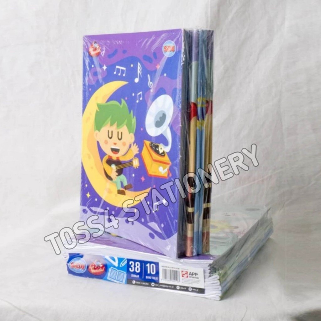 

BUKU TULIS SIDU 38 LEMBAR / BUKU TULIS SEKOLAH ( 1 PACK ISI 10 Pcs ) T0SS4 STATIONERY